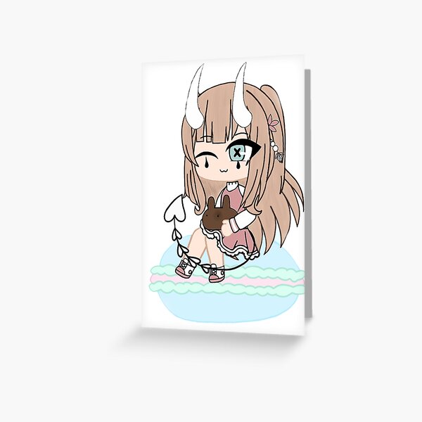 yandere~ - gacha edit Greeting Card for Sale by BambooBanana