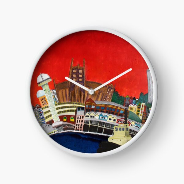 Newcastle - vivid Clock