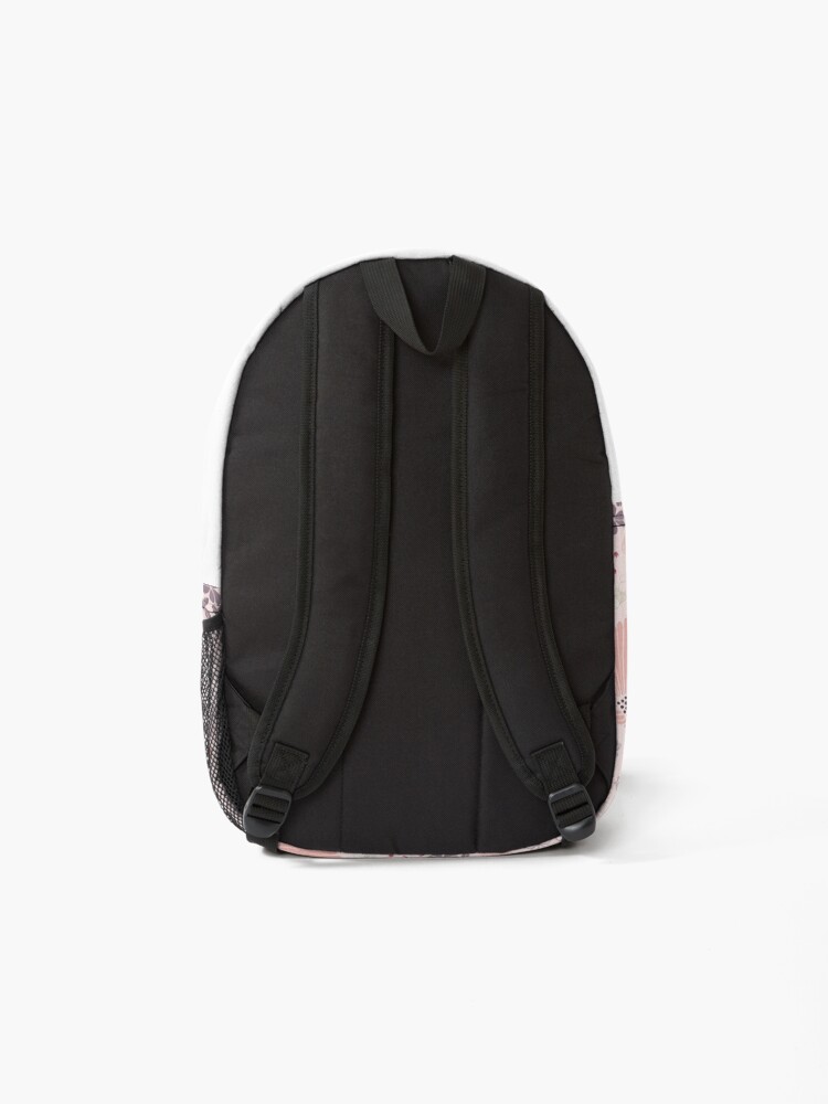Alternate view of Field of Flowers in Pink and Purple Backpack