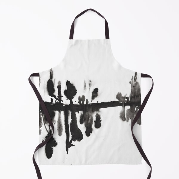 Item preview, Foggy morning in the forest - ink painting designed and sold by Ilze Lucero.