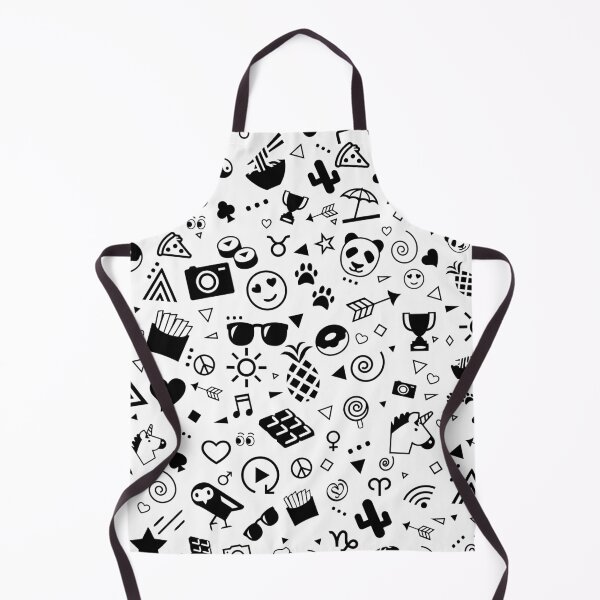 Item preview, Cartoon Icons Super Cool Doodle Art Black and White Doodles designed and sold by GDCdesigns.
