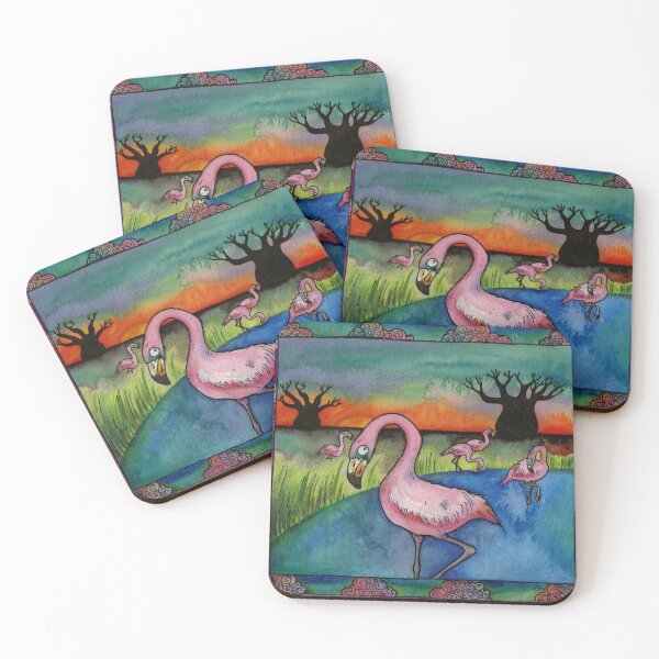 Item preview, Flamingos and Baobab designed and sold by Ama Page.