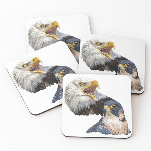 Item preview, American Pigargo and Peregrine Falcon designed and sold by obscurite.