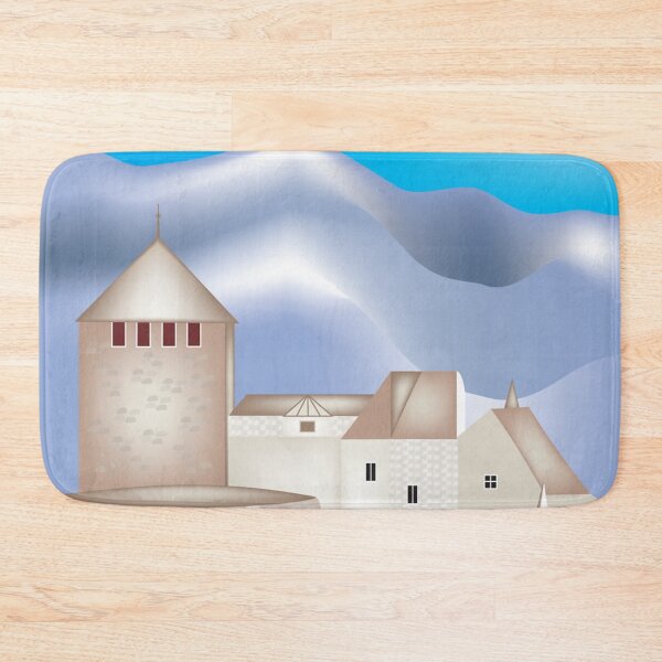 Item preview, Vaduz - Skyline Illustration by Loose Petals designed and sold by LoosePetals.