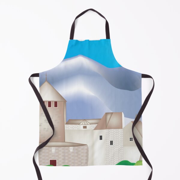 Item preview, Vaduz - Skyline Illustration by Loose Petals designed and sold by LoosePetals.