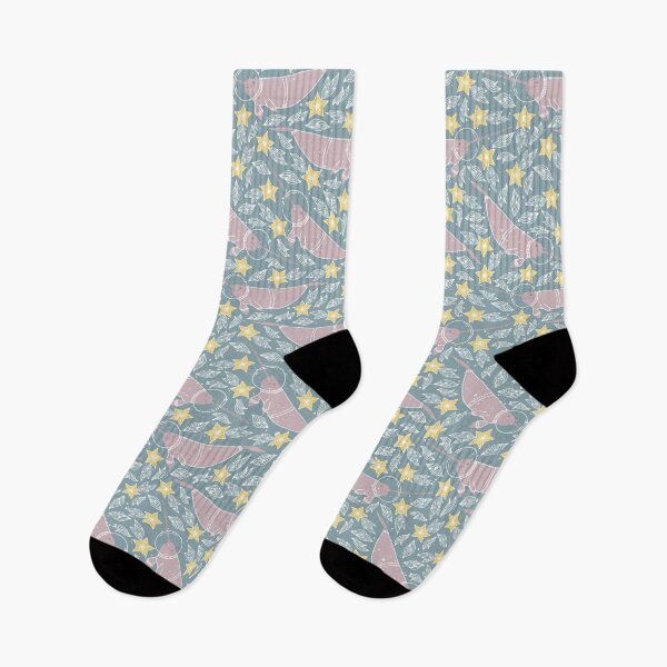Item preview, Narwhals and Shooting Stars  designed and sold by SamuraiKate.