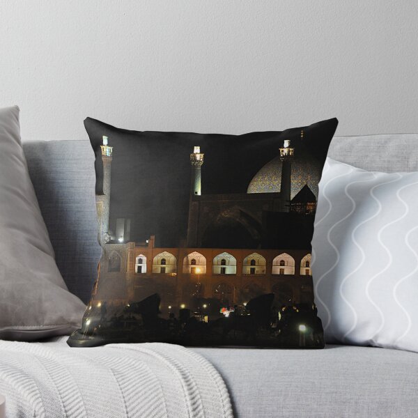Artikelvorschau, Persische Architektur-Nachtansicht-Moscheefassade, Isfahan, der Iran, Persien entworfen und verkauft von worldways.