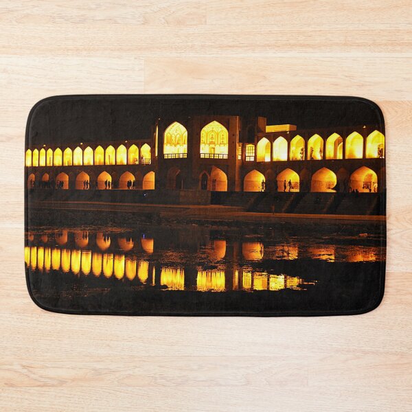 Item preview, Persian Architecture Si-o-se-pol bridge at Night, Isfahan, Iran designed and sold by worldways.