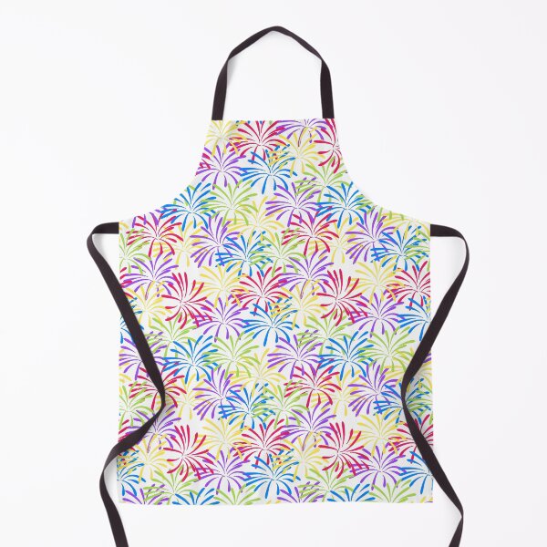 Item preview, Colorful Firework Splash Pattern White designed and sold by karwilberevivalcollection.
