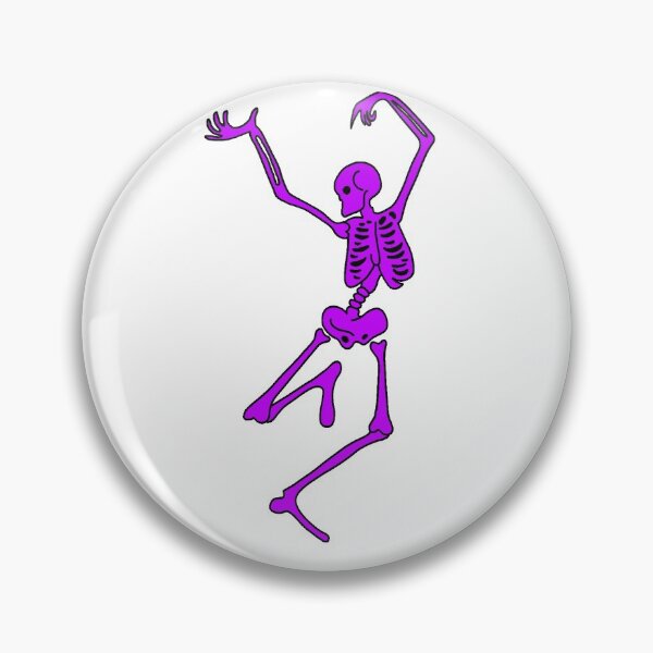 Item preview, Purple dancing skeleton designed and sold by izzysbiz.