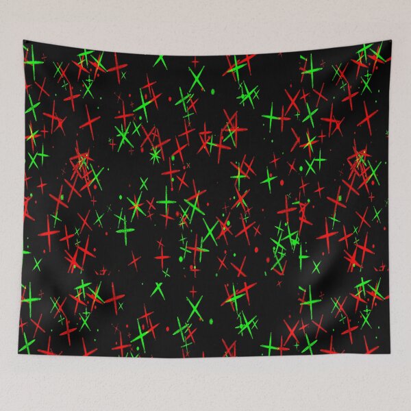Item preview, Star Speckles Red & Green designed and sold by Up Life Designs.