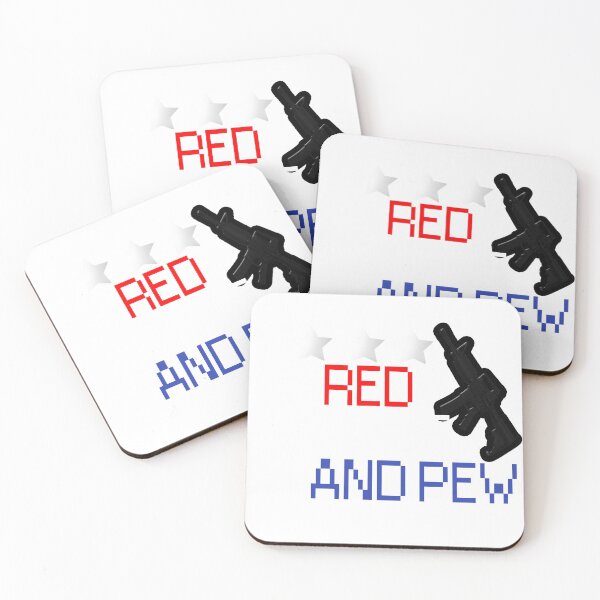 Item preview,  Red White And Pew T-shirt Version Game designed and sold by YA45 Store.