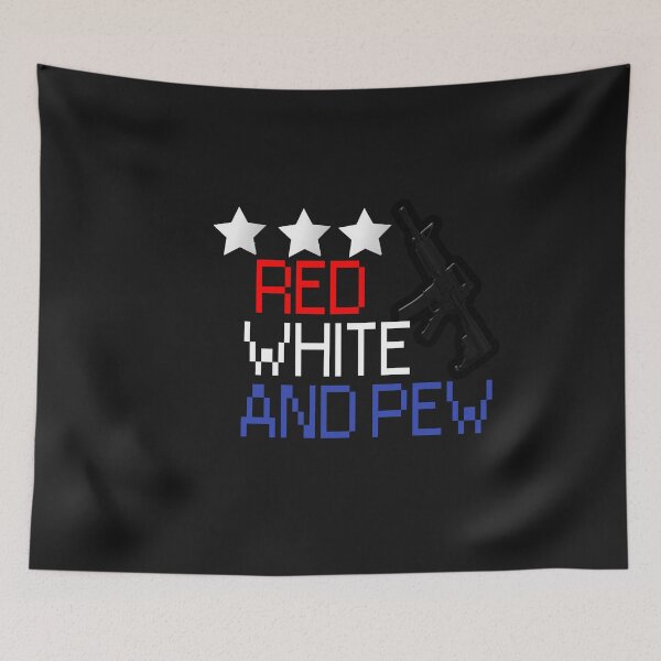Item preview,  Red White And Pew T-shirt Version Game designed and sold by YA45 Store.