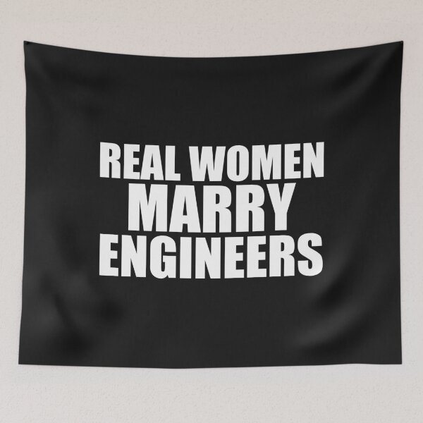 Item preview, Real women Marry Engineers Husband Wife Married to an Engineer designed and sold by losttribe.
