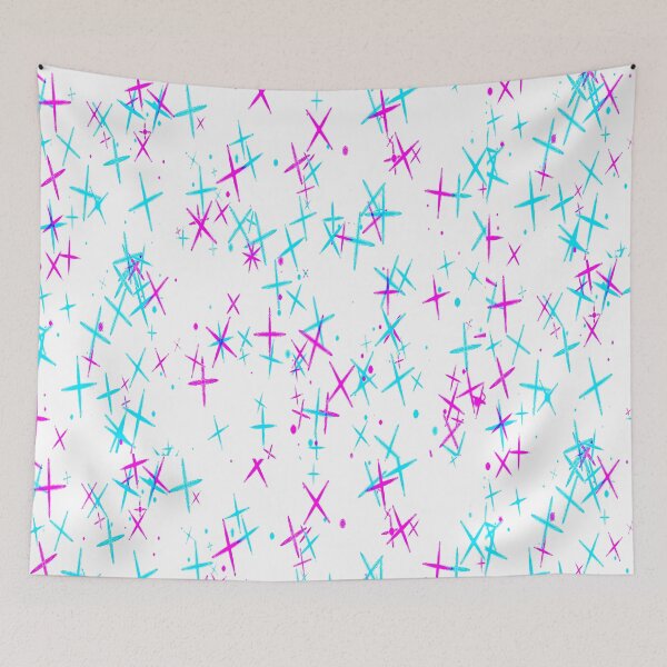 Item preview, Star Speckles Blue & Purple designed and sold by Up Life Designs.