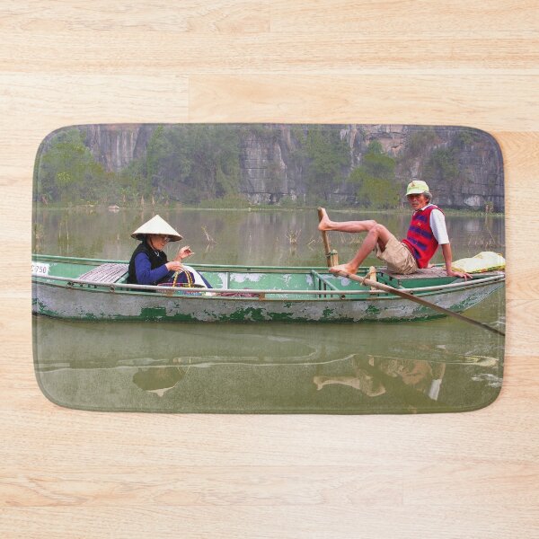 Item preview, Boat Trip Woman Sewing Man Rowing, Vietnam designed and sold by worldways.