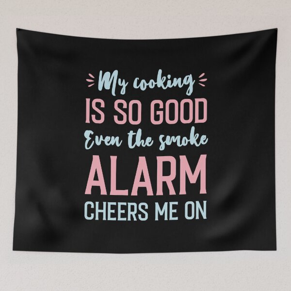 Item preview, My Cooking Is So Good Even The Smoke Alarm Cheers Me On - Funny Cooking designed and sold by T-shirt For You.