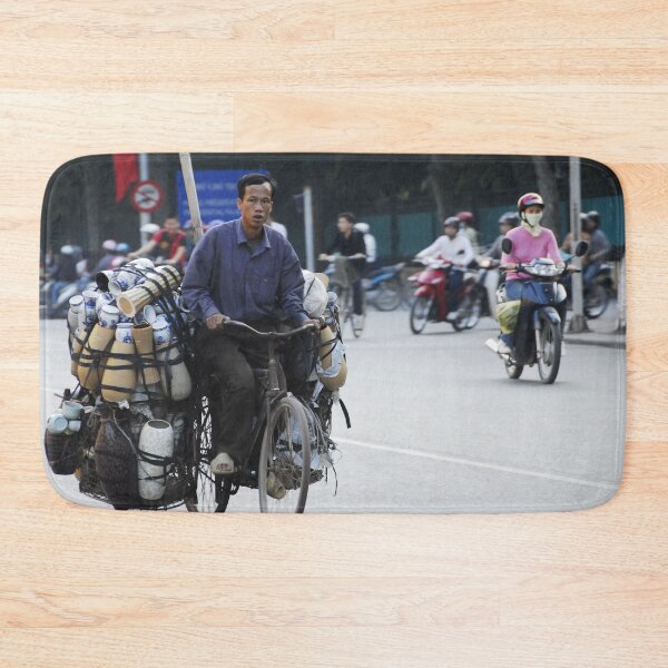 Item preview, Bicycle Carrying Porcelain Flower Pots Hanoi, Vietnam designed and sold by worldways.