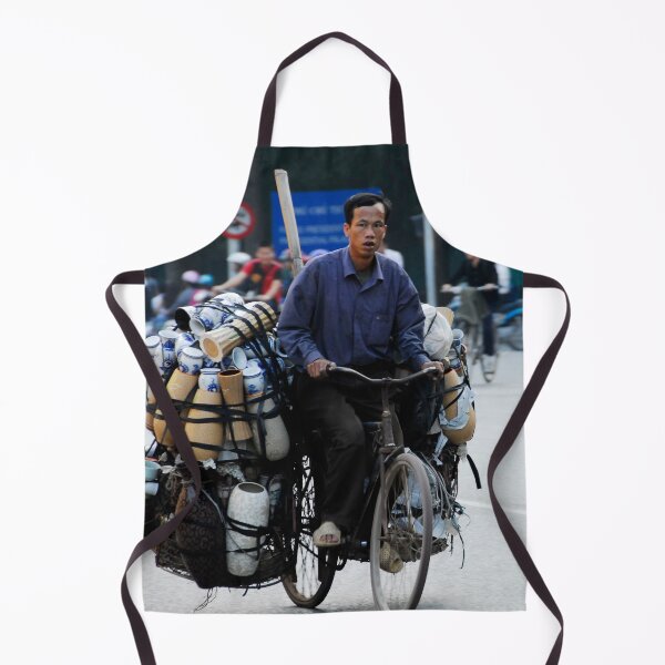 Item preview, Bicycle Carrying Porcelain Flower Pots Hanoi, Vietnam designed and sold by worldways.