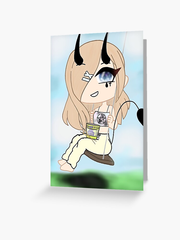 Gacha Oc Greeting Cards for Sale