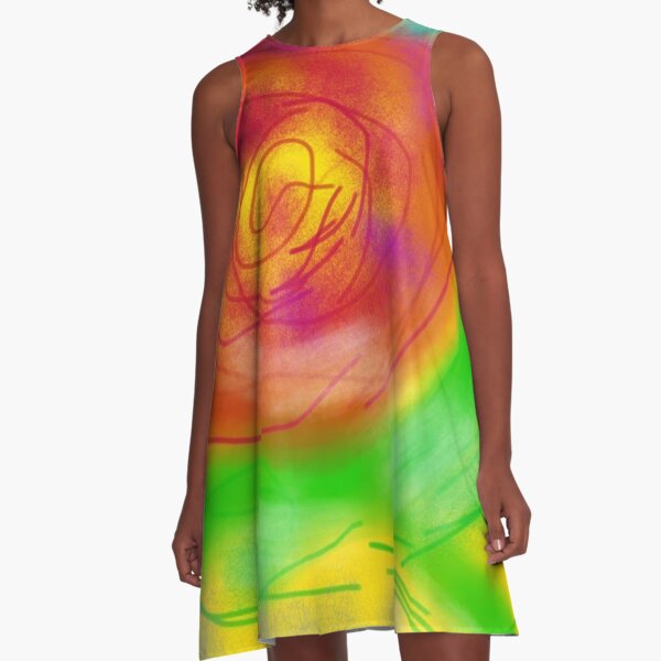 Petite Fleur A-Line Dress