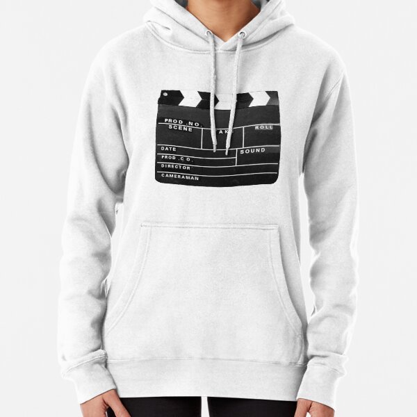 Vintage clapper board Movie Film Tv cinema video Pullover Hoodie