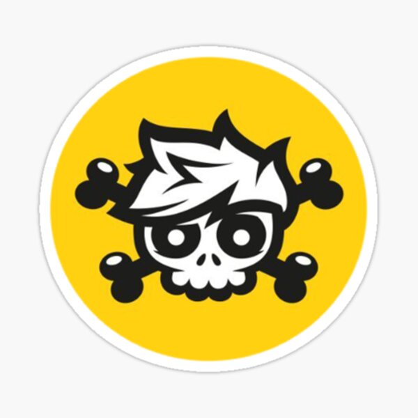 Roblox Gamer Stickers Redbubble - roblox skull decal