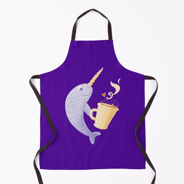 Item preview, Coffee drinking Narwhal designed and sold by jasmineberry.