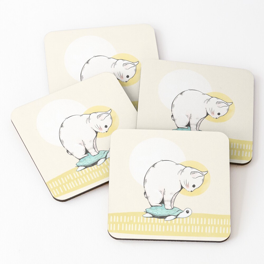 Item preview, Coasters (Set of 4) designed and sold by KickingCones.