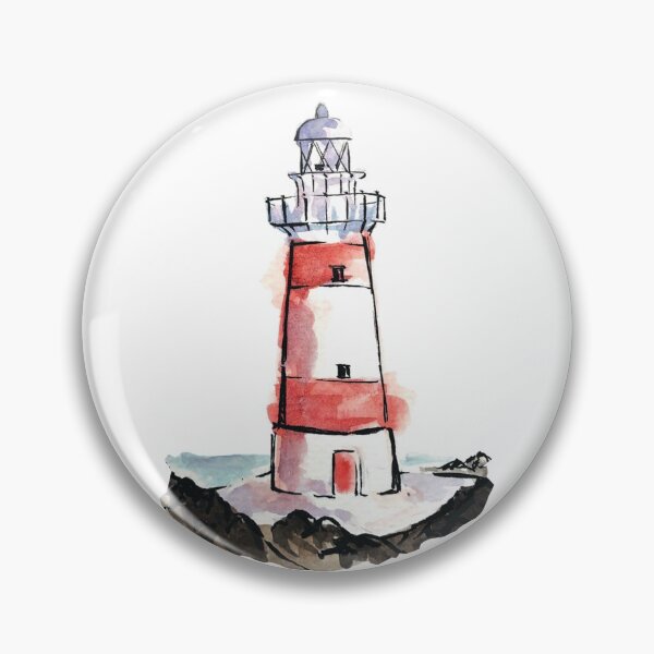 Item preview, Watercolor Light House designed and sold by ywen.