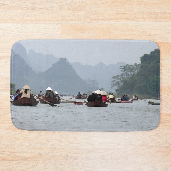 Item preview, Rowing Boats, River,Mountain Range. Landscape,Vietnam  designed and sold by worldways.