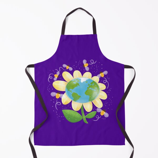Item preview, PLANET Flower with bees designed and sold by jasmineberry.
