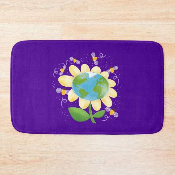 Item preview, PLANET Flower with bees designed and sold by jasmineberry.