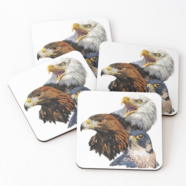 Item preview, American Pigargo, Golden Eagle and Peregrine Falcon designed and sold by obscurite.