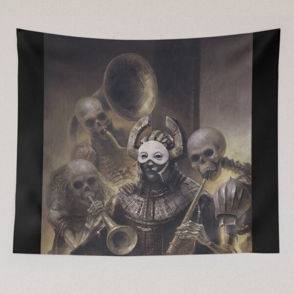 Item preview, Final Supper - Surreal painting, macabre weird art, designed and sold by Radarek1989.