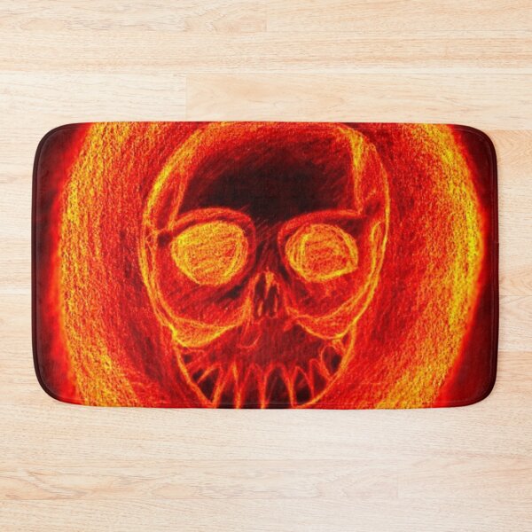 Item preview, Burnnig skull designed and sold by InsaneWraith.