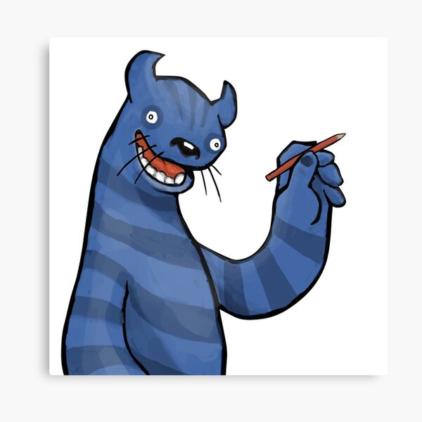 Even Monsters Like To Draw Canvas Print