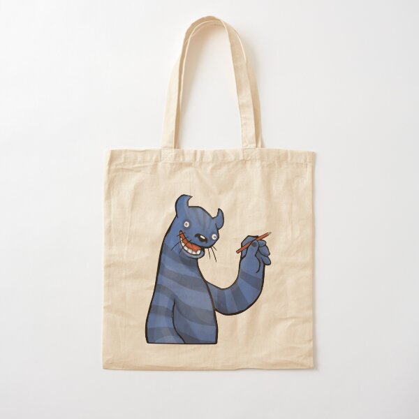 Even Monsters Like To Draw Cotton Tote Bag