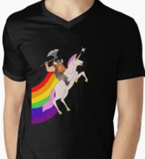 Hairy and Sparkles Men's V-Neck T-Shirt