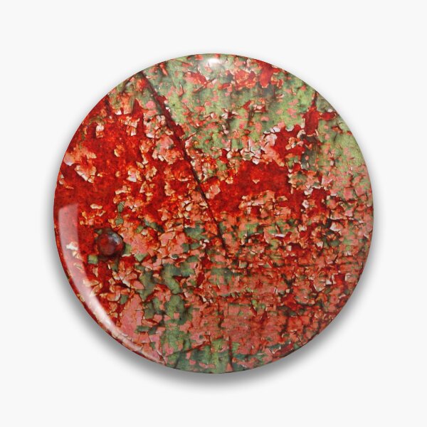 Item preview, Abstract Red Rust on Green Paint designed and sold by Anna Lemos.