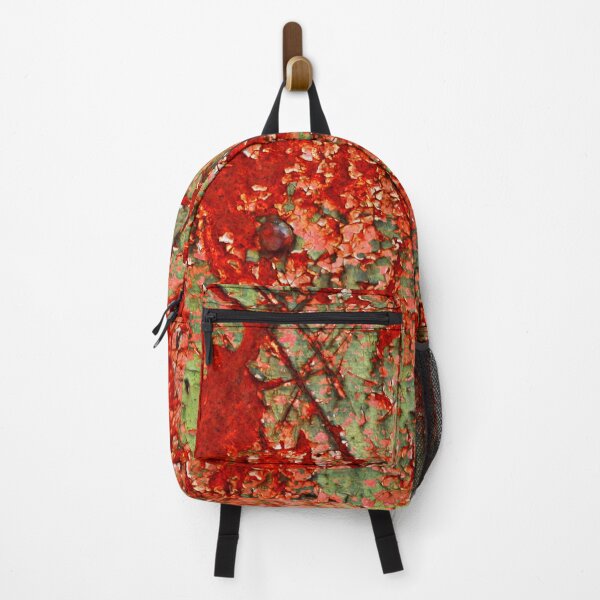 Item preview, Abstract Red Rust on Green Paint designed and sold by Anna Lemos.