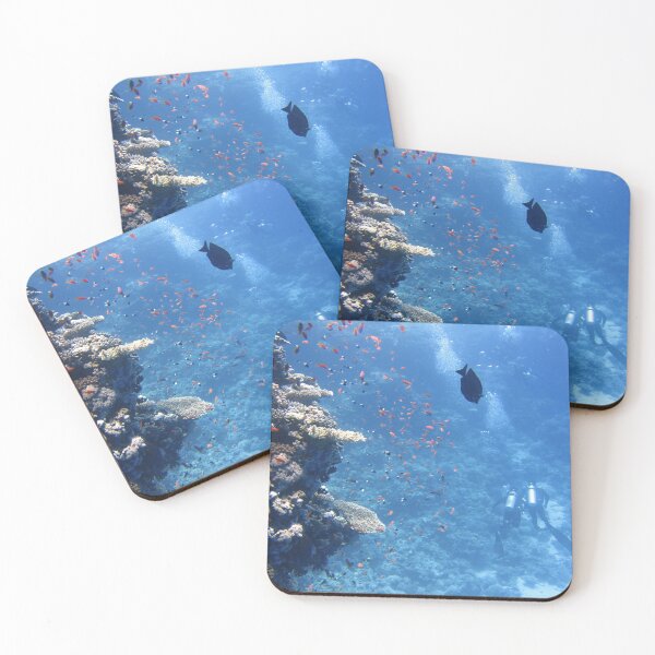 Item preview, Underwater Deep Blue Sea Coral Reef designed and sold by ChezM1989.