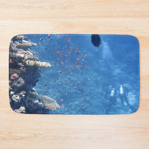Item preview, Underwater Deep Blue Sea Coral Reef designed and sold by ChezM1989.