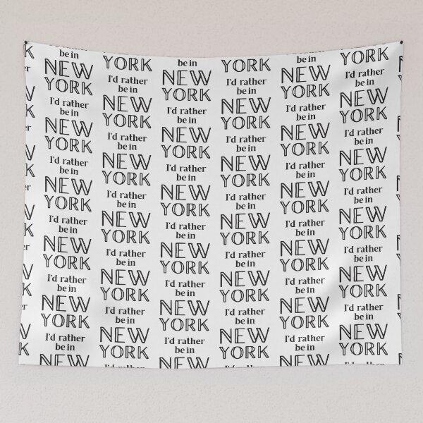 Item preview, I'd rather be in NEW YORK designed and sold by jazzydevil.