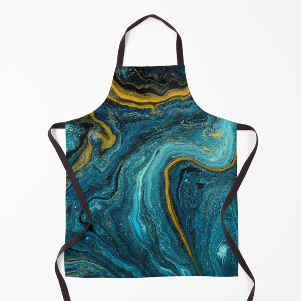 Item preview, Liquid Blue Marble With Gold designed and sold by KarolinaPaz.