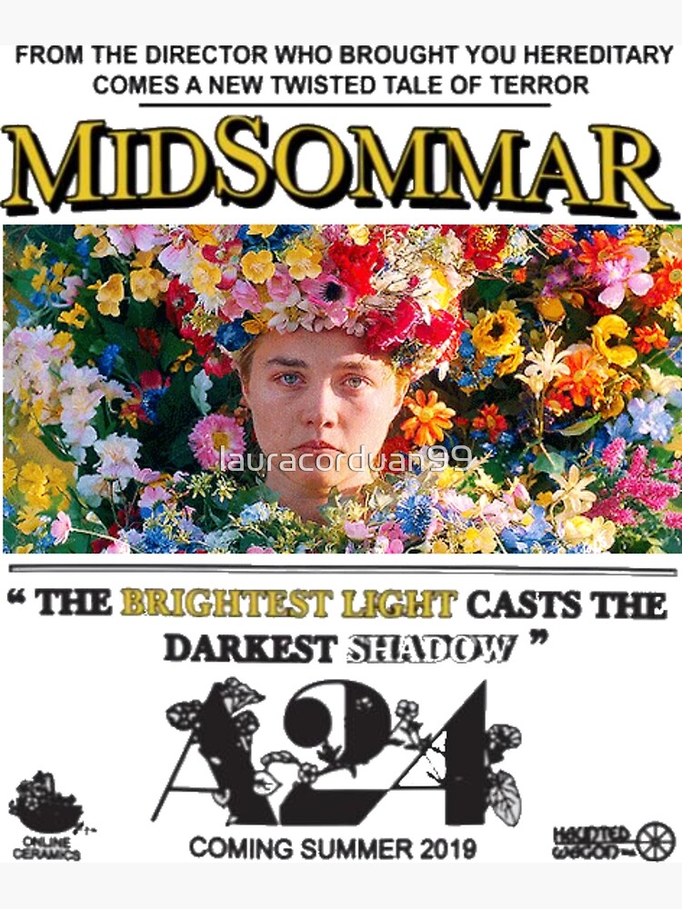 "MIDSOMMAR A24" Poster By Lauracorduan99 | Redbubble