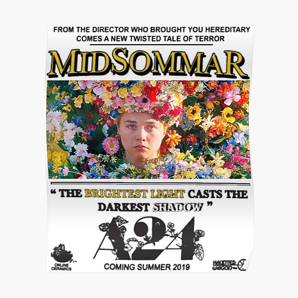 MIDSOMMAR A24 Póster