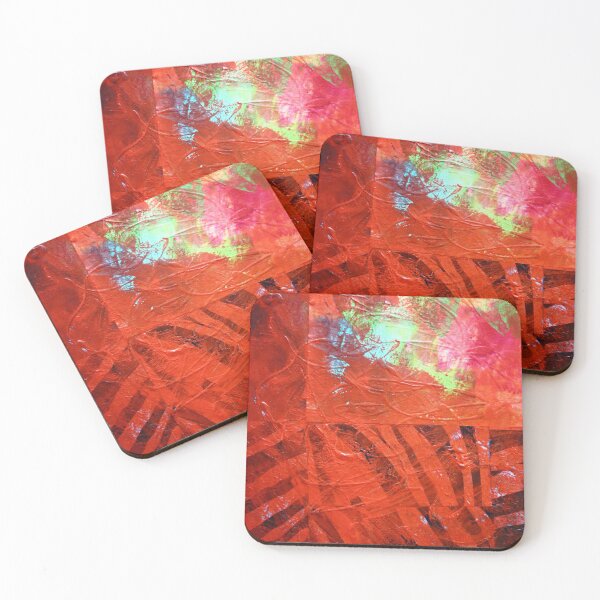 Item preview, Modern Abstract Jungle Collage Painting designed and sold by NancyMerkle.