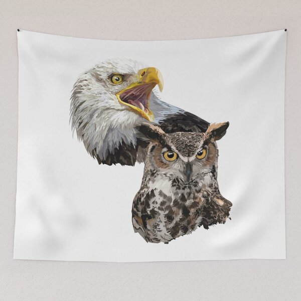 Item preview, American Pigargo and American Owl designed and sold by obscurite.