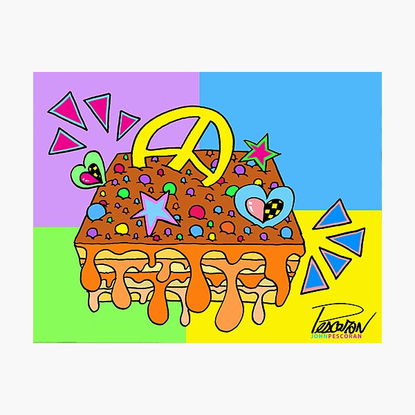 Turrón Peruano - Surreal Pop Peace [1] Photographic Print